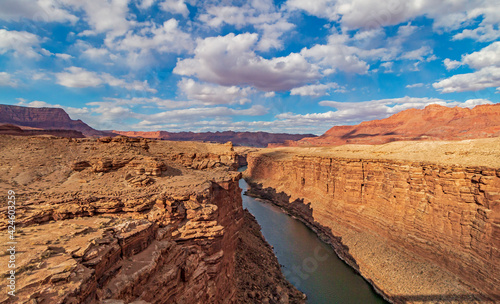 View Of The Colorado River In Marble Canyon, Arizona