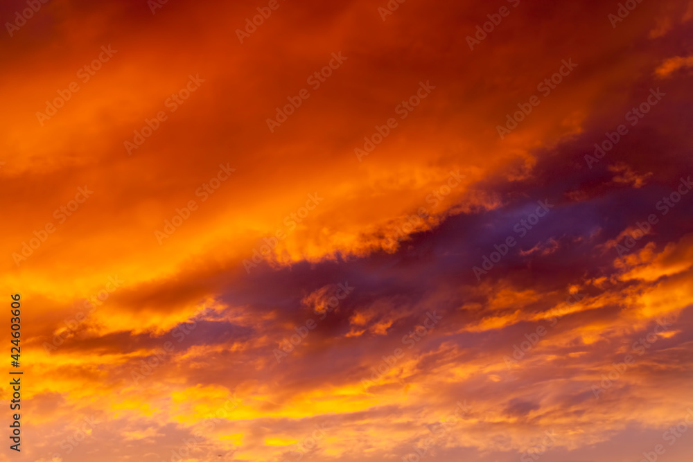 colorful sky during sunset or sunrise, weather