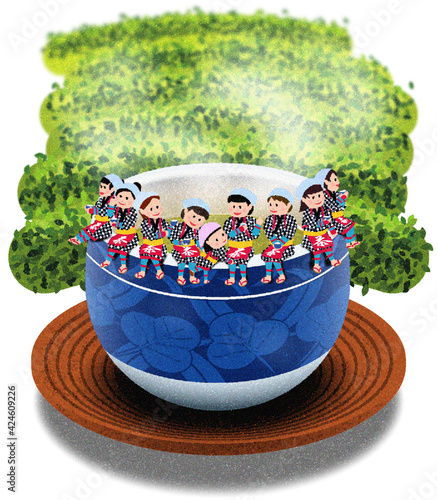 Take a break on the teacup