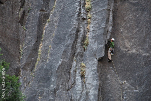 rock climber at Yosemite national park