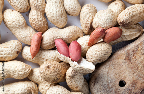 Wallpaper Mural fresh roasted peanuts, delicious peanuts on the table Torontodigital.ca