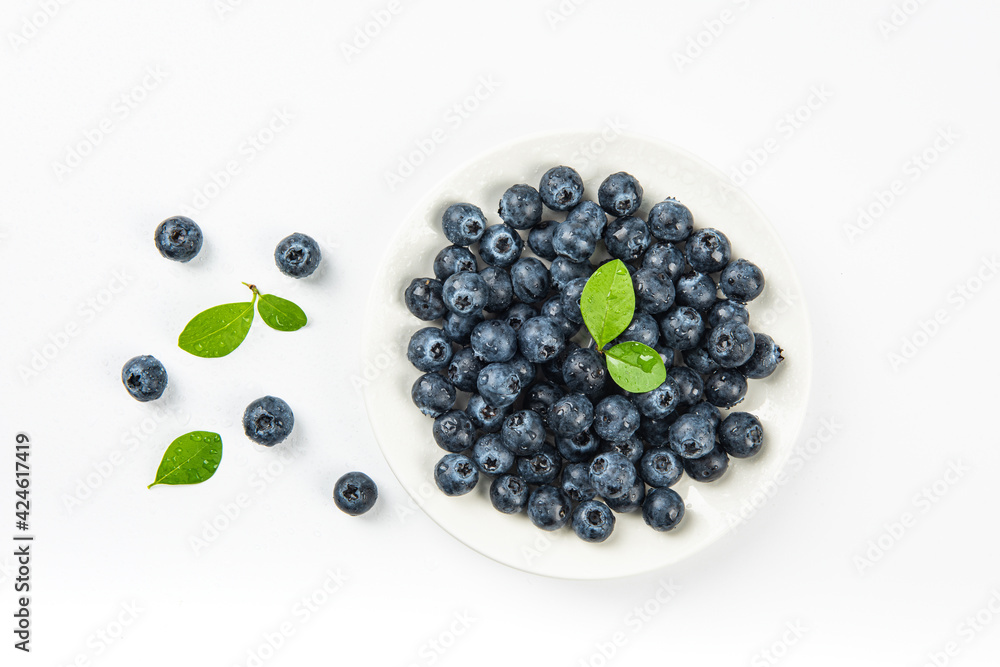 Water drops on ripe sweet blueberry. Fresh blueberries background Water drops on ripe sweet blueberry. Fresh blueberries background