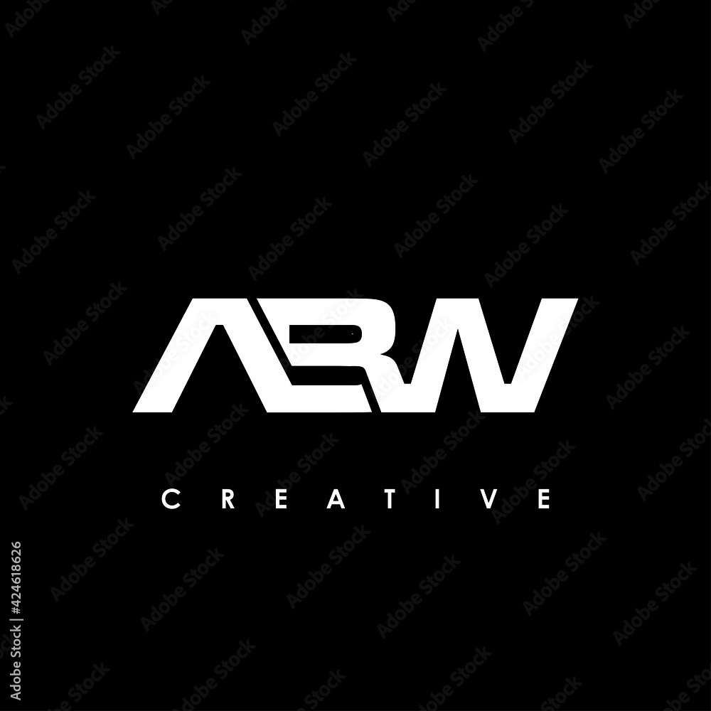 ABW Letter Initial Logo Design Template Vector Illustration ABW Letter Initial Logo Design Template Vector Illustration