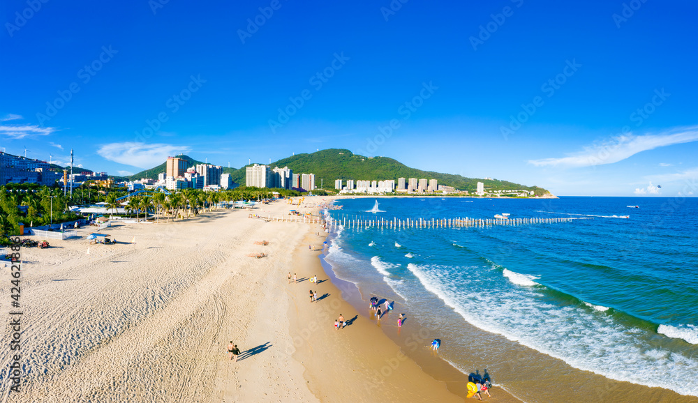 Obraz premium Dajiaowan scenic spot, Hailing Island, Yangjiang City, Guangdong Province, China