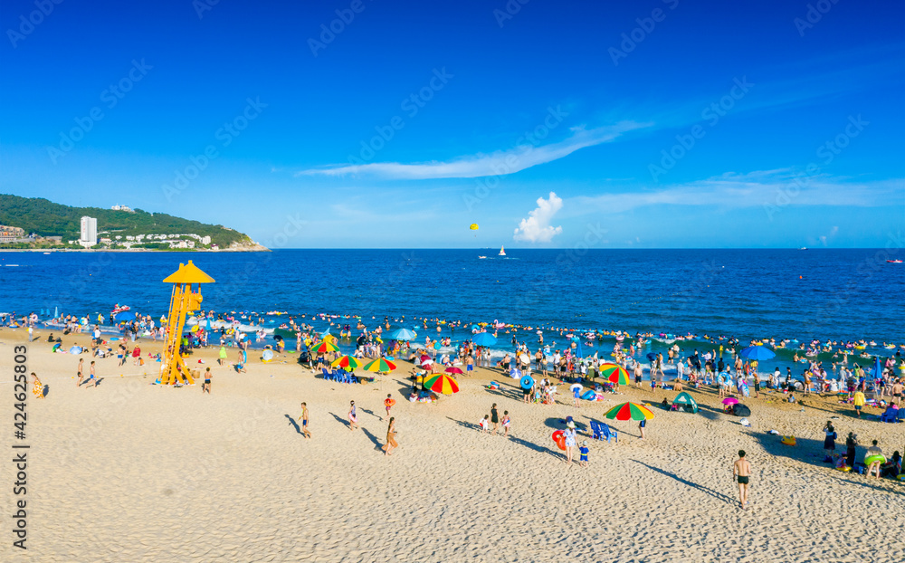 Dajiaowan scenic spot, Hailing Island, Yangjiang City, Guangdong Province, China Dajiaowan scenic spot, Hailing Island, Yangjiang City, Guangdong Province, China