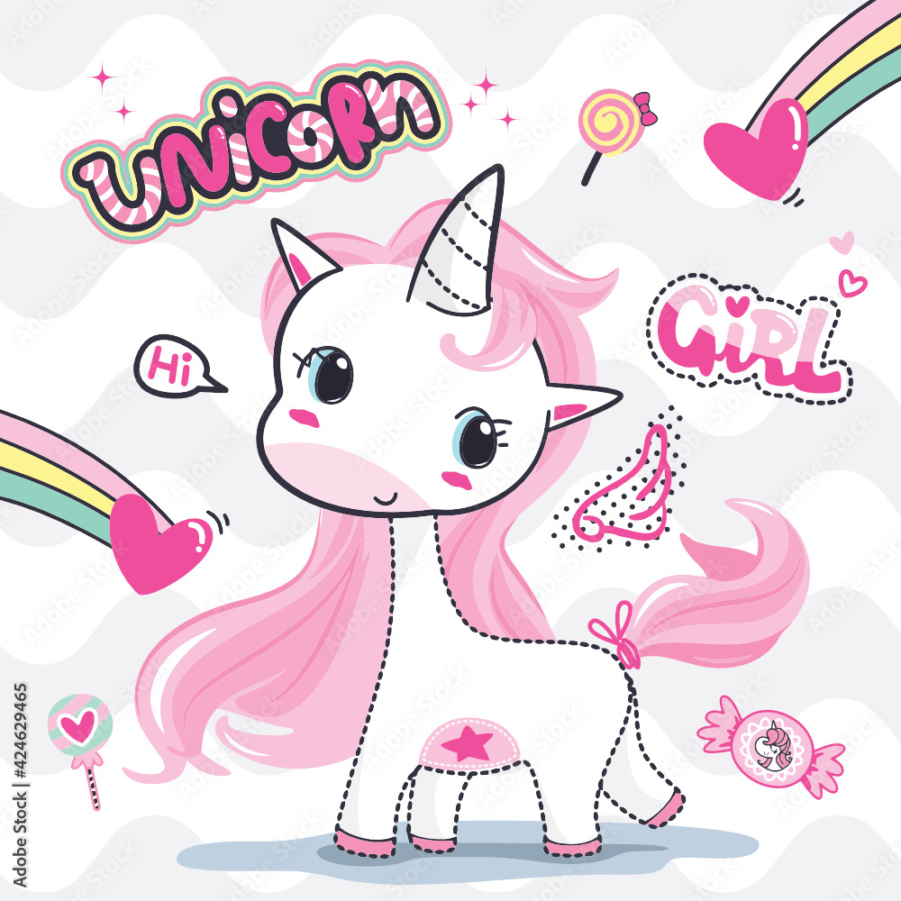 beautiful unicorn girl candy shooting star beautiful unicorn girl candy shooting star