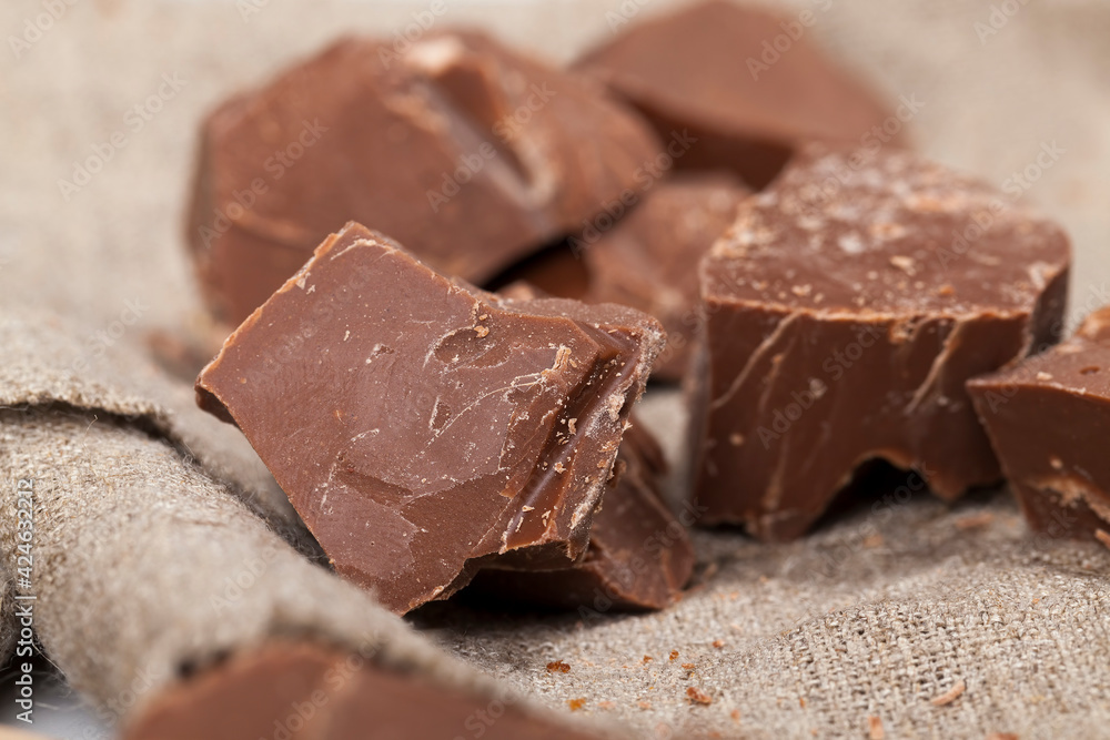 edible milk chocolate made from cocoa and sugar edible milk chocolate made from cocoa and sugar