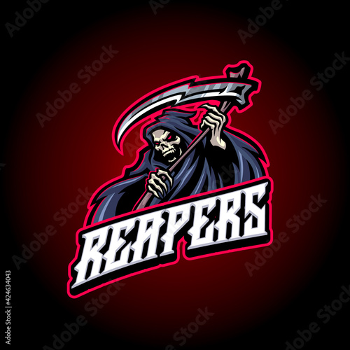 Reapers Mascot logo template