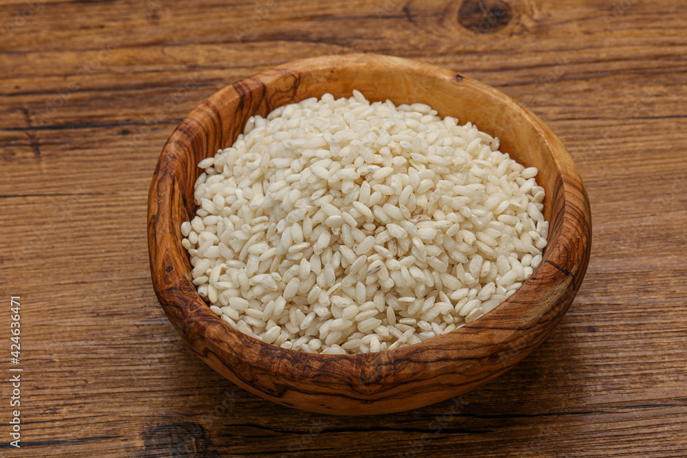 Raw arborio rice for Risotto Raw arborio rice for Risotto