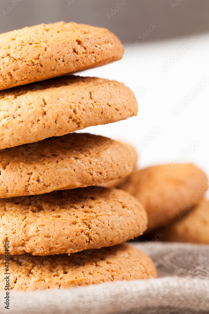 the porous structure of real round cookies the porous structure of real round cookies