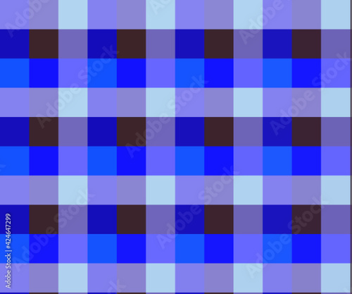 blue and white checkered pattern