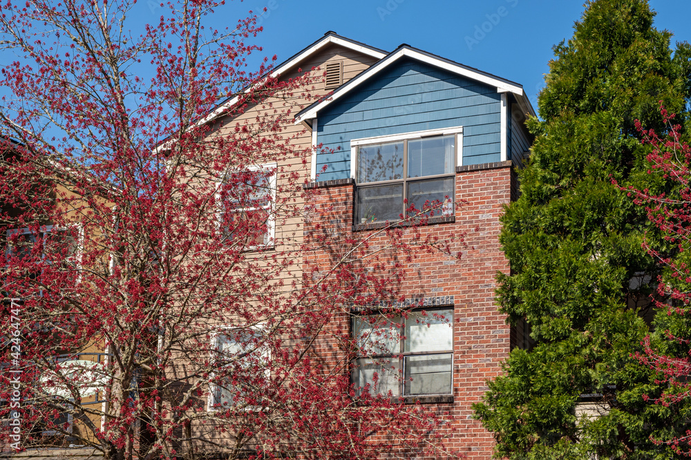 Apartment complex in a neighborhood Gresham Oregon. Apartment complex in a neighborhood Gresham Oregon.