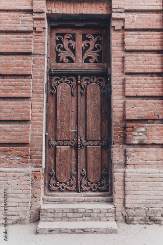 old wooden door