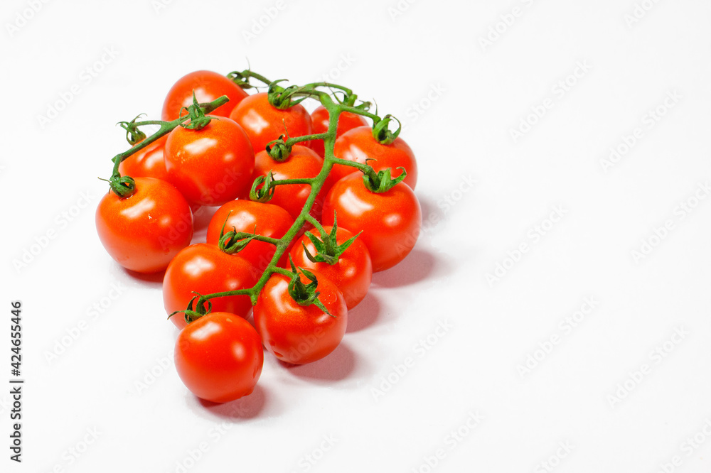 Tomatoes on a white background Tomatoes on a white background