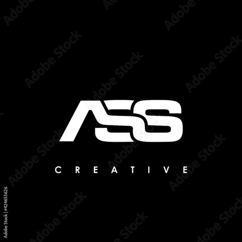 ASS Letter Initial Logo Design Template Vector Illustration