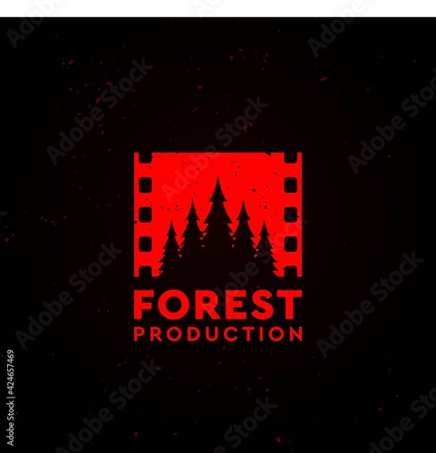 forest film logo design photo