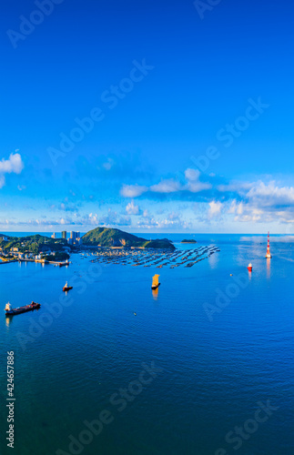 Photography Zhapo National Center fishing port, hailing island, Yangjiang City, Guangdong Pr
