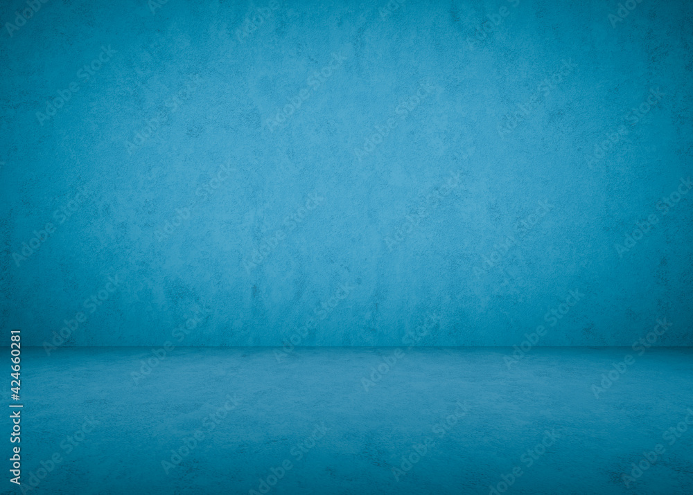blue concrete interior blue concrete interior