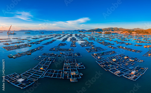 Zhapo National Center fishing port, hailing island, Yangjiang City, Guangdong Province, China photo