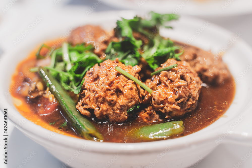 Grilled vegan meatballs with tomato sauce Grilled vegan meatballs with tomato sauce