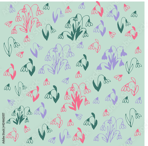 pattern with flowers