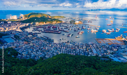 Zhapo National Center fishing port, hailing island, Yangjiang City, Guangdong Province, China