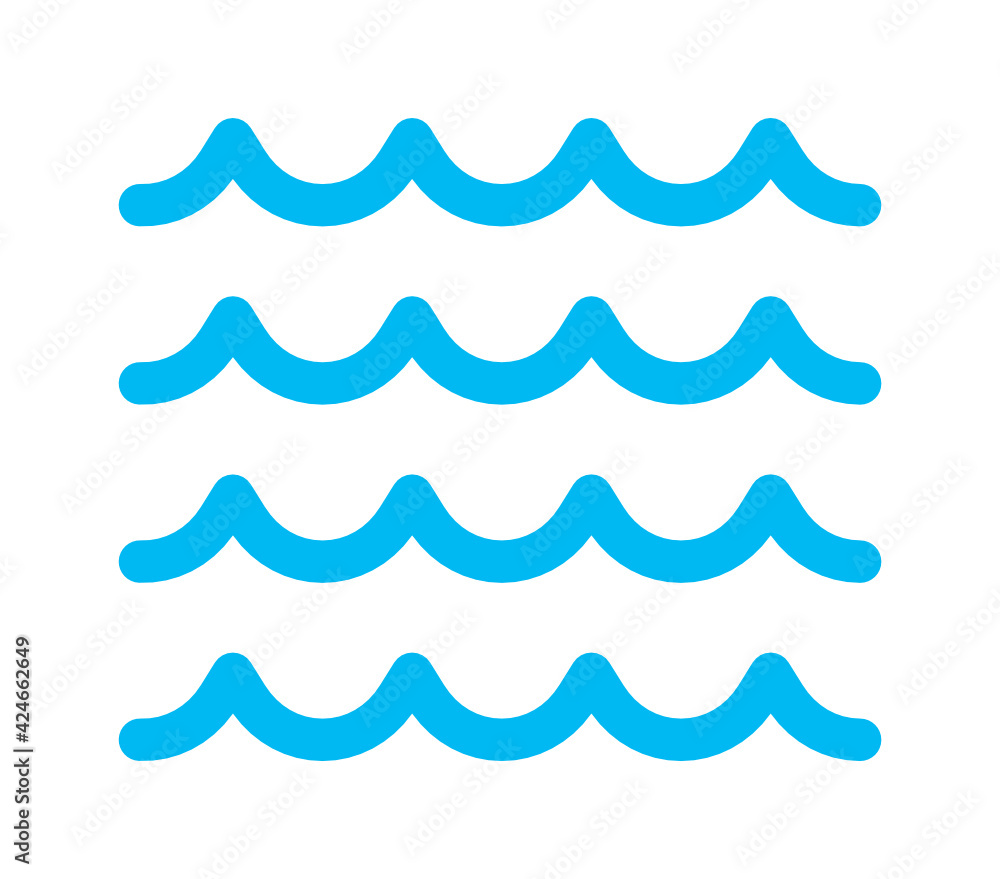 Sea wave design vector illustration. Sea wave design vector illustration.