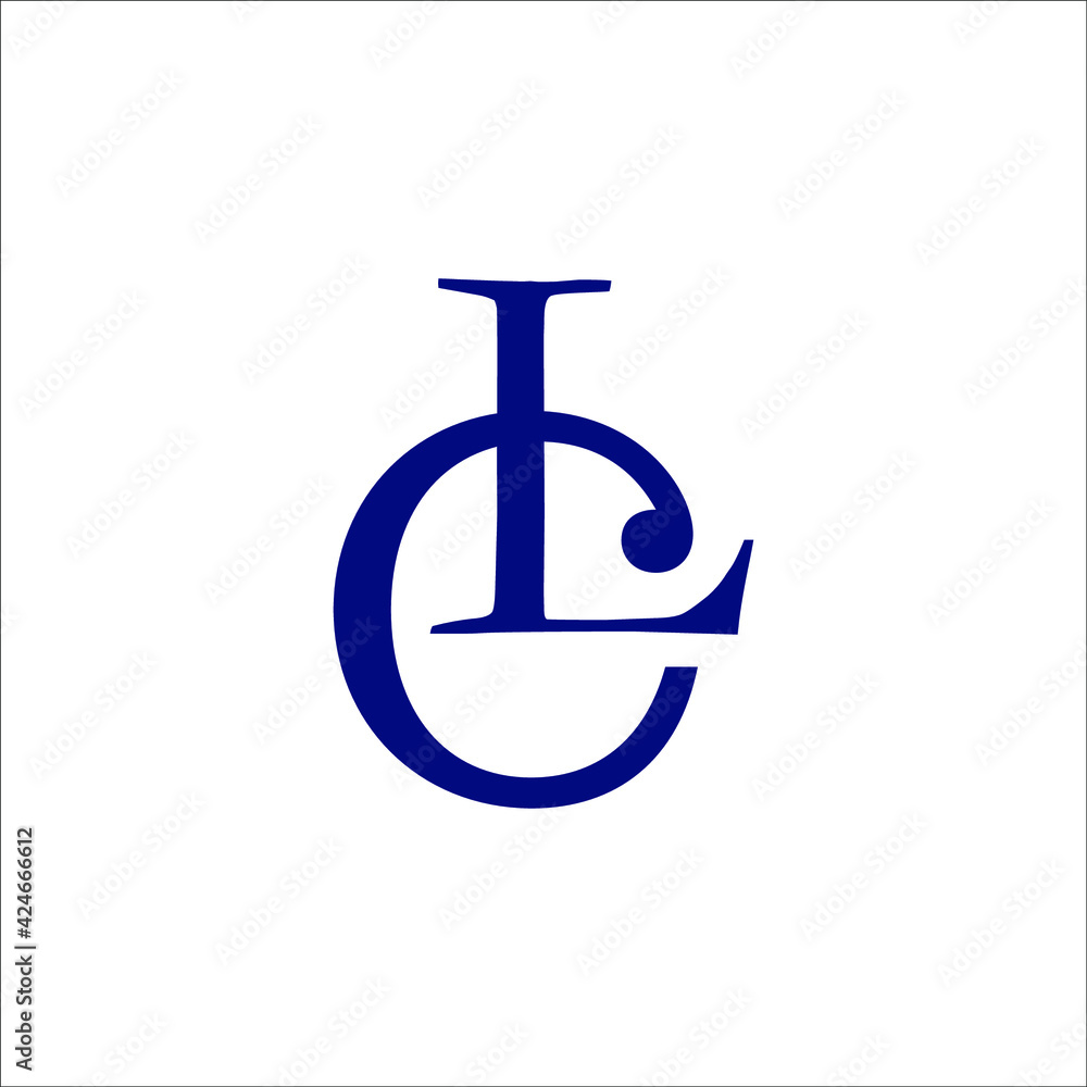 letter CL logo design letter CL logo design