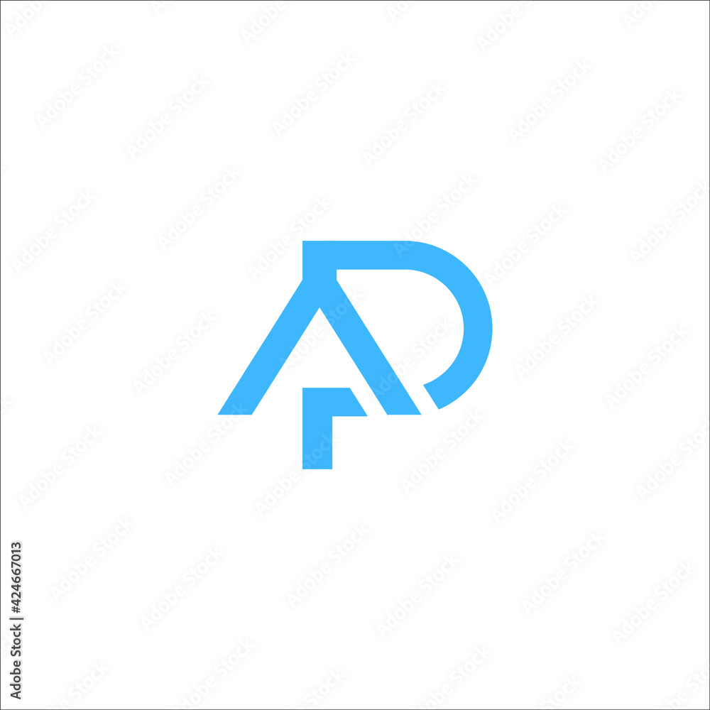 letter AP logo design letter AP logo design