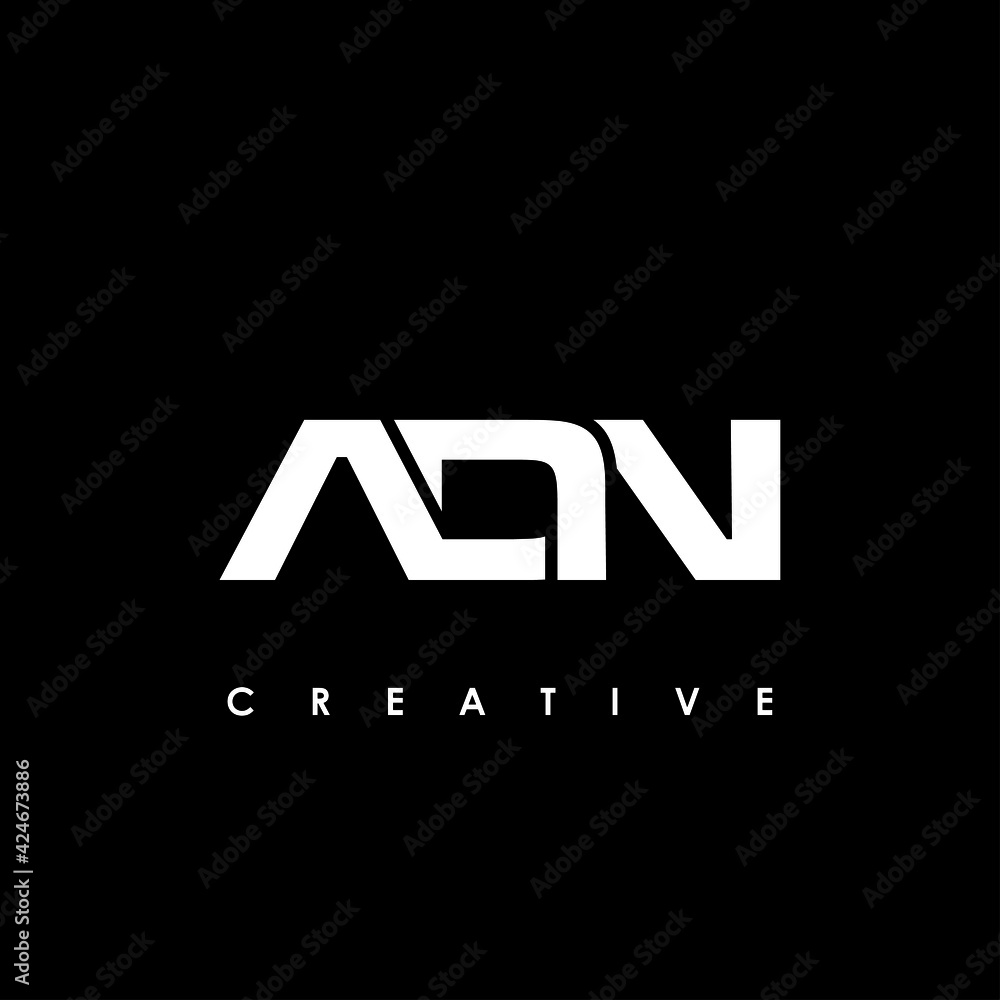 ADN Letter Initial Logo Design Template Vector Illustration