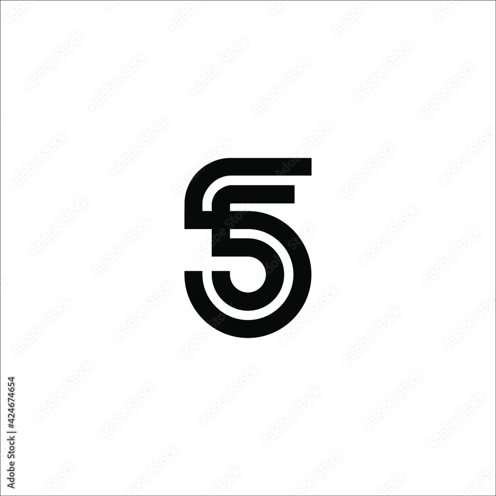55 logo design vector sign 55 logo design vector sign