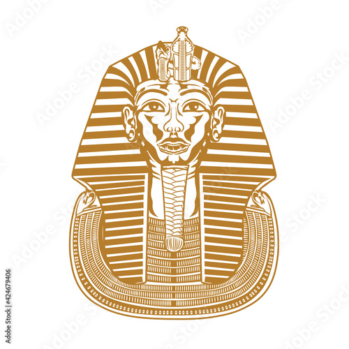 Pharaoh vector illustration logo