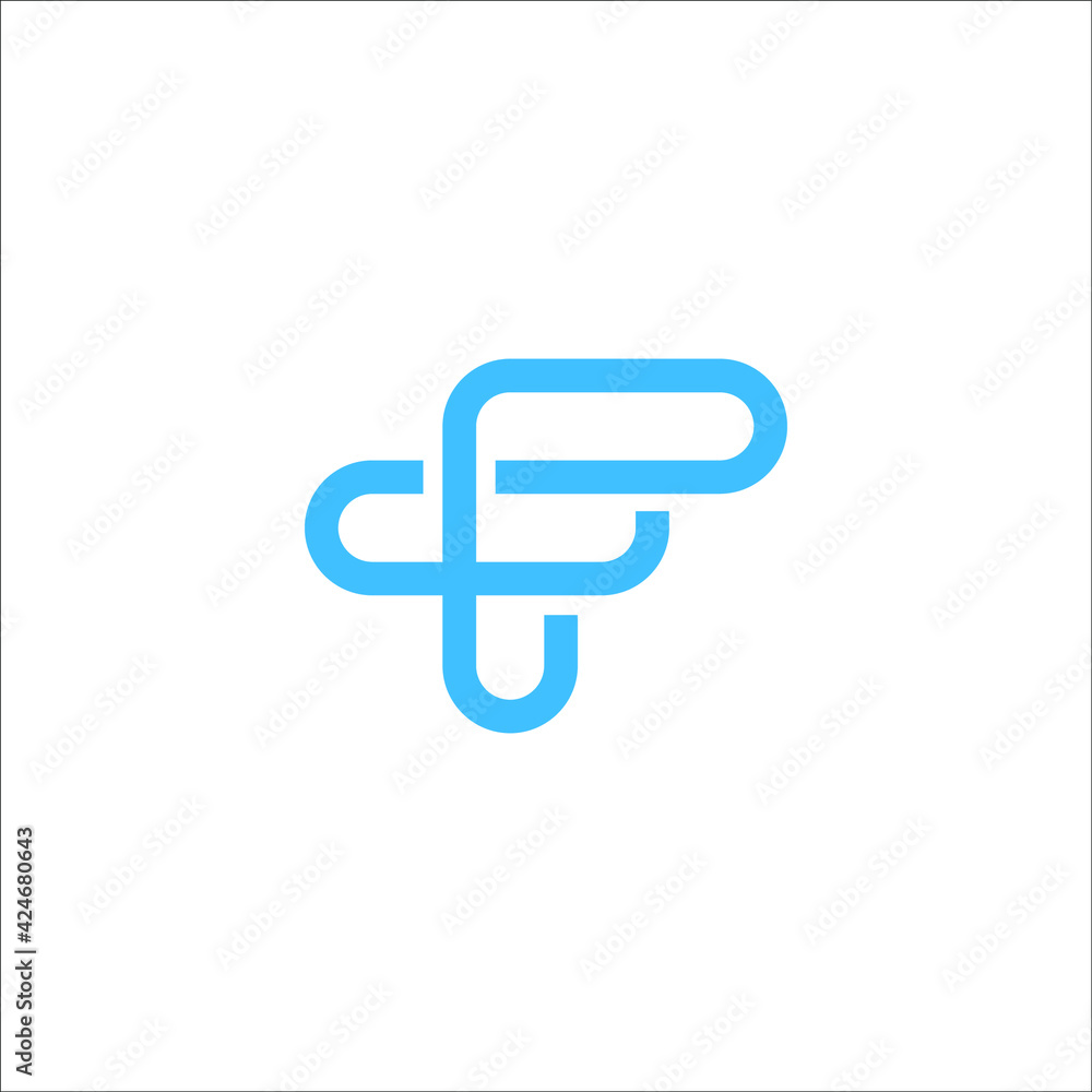 TF logo design TF logo design