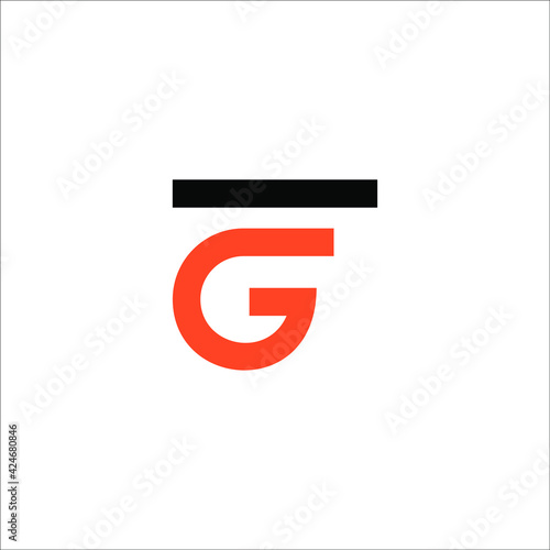 letter GF logo design 