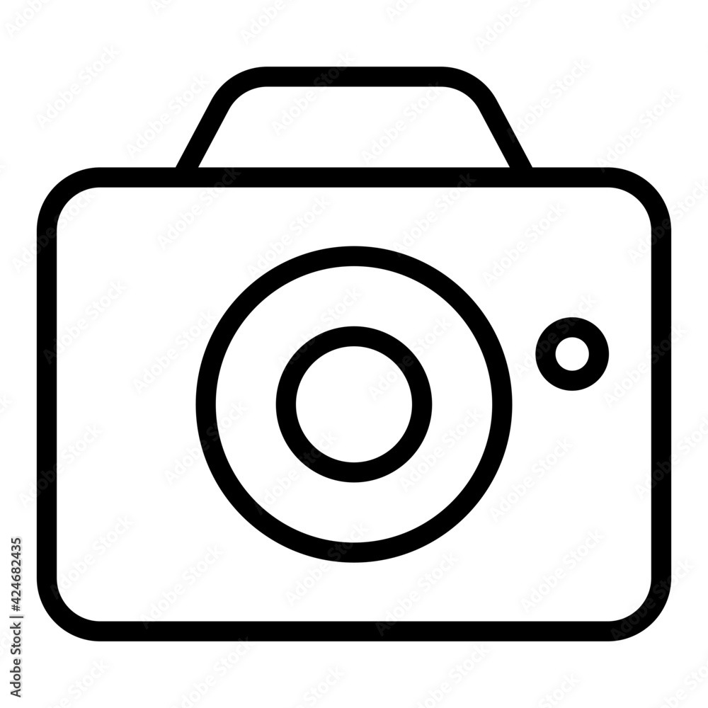 An outline design, icon of business bag An outline design, icon of business bag