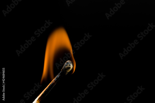 burning, warm, flare, sparks, dangerous, space, group, color, blaze, one, energy, safety, idea, lit, power, abstract, yellow, head, glow, fire, match, black, flame, burn, heat, matchstick, closeup, wo