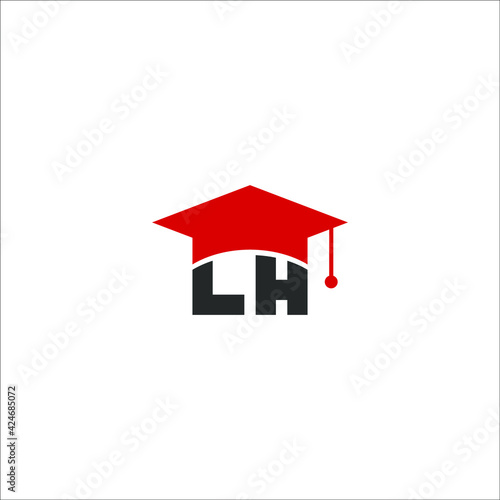 LH graduation hat logo 