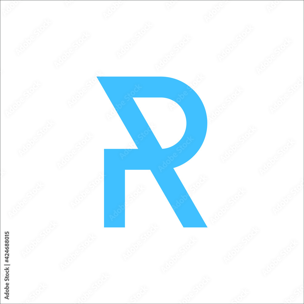 R logo design vector sign R logo design vector sign