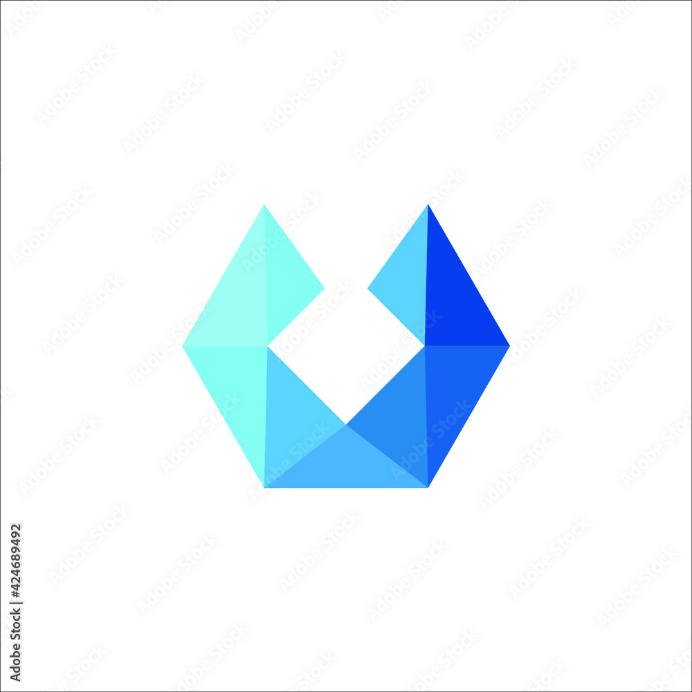 U letter logo U letter logo