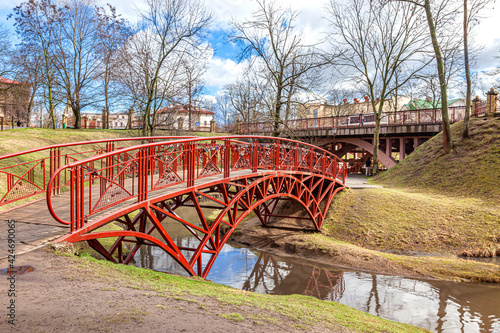 The city of Grodno. City Zhiliber's park