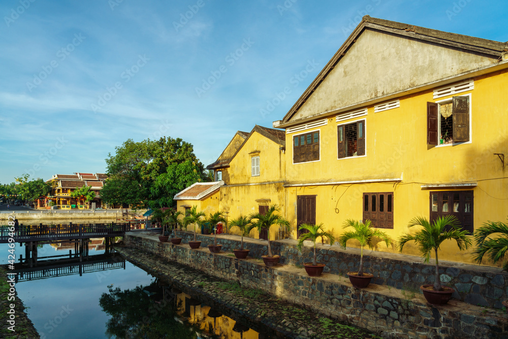Street view of Hoi An ancient town, central Vietnam