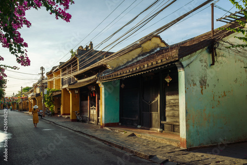 Street view of Hoi An ancient town, central Vietnam