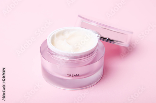 Face cream in a jar