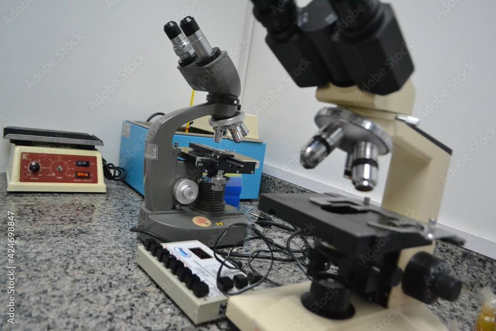 Fototapeta premium Microspcopio