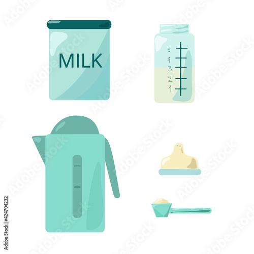 Milk formula for artificial feeding of the child