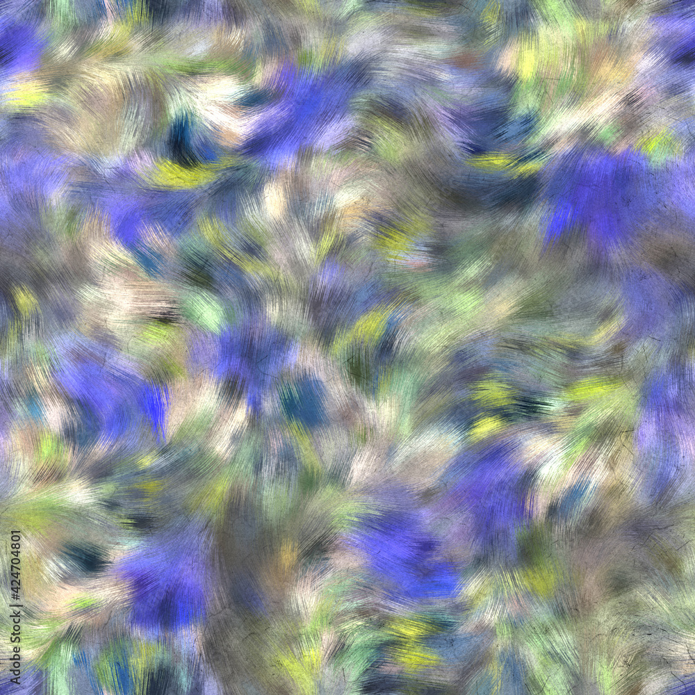 Seamless faux digital painted floral pattern print. High quality illustration. Procedural painting with realistic brush strokes in impressionistic style. Abstract art for surface design and print. Seamless faux digital painted floral pattern print. High quality illustration. Procedural painting with realistic brush strokes in impressionistic style. Abstract art for surface design and print.