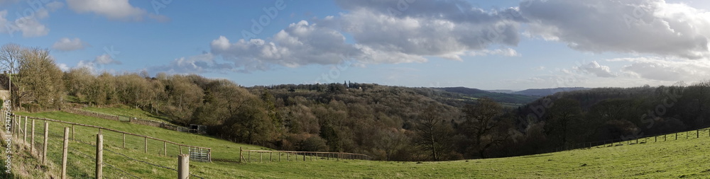 panorama of the mountains