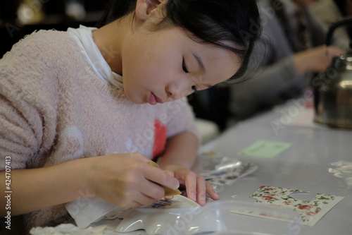 A girl crazy about making works
