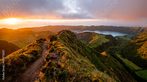 Miradouro do Canário ao Pôr do sol, São Miguel - Açores