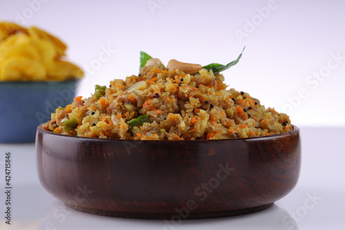 Fototapeta Aval upma or poha  upma